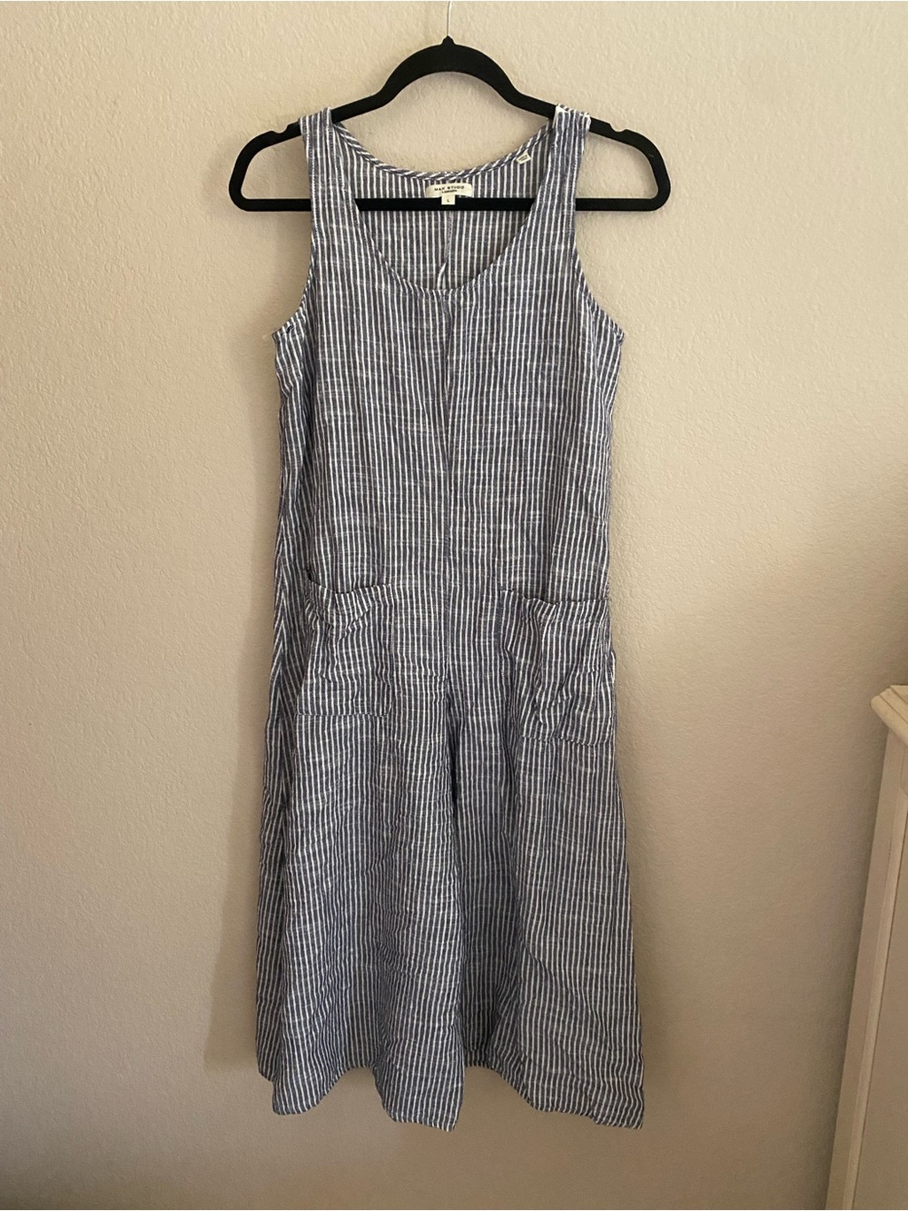 Striped Sleeveless Jumpsuit